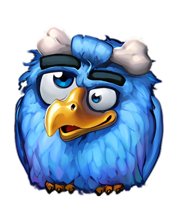 Pirots 3 blue collector bird