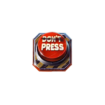 Pirots 4 Charlie Don't Press button symbol