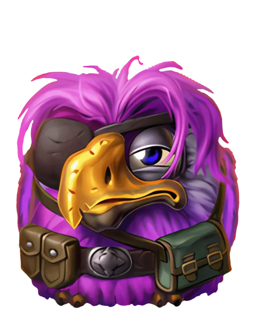 Pirots 5 purple collector bird