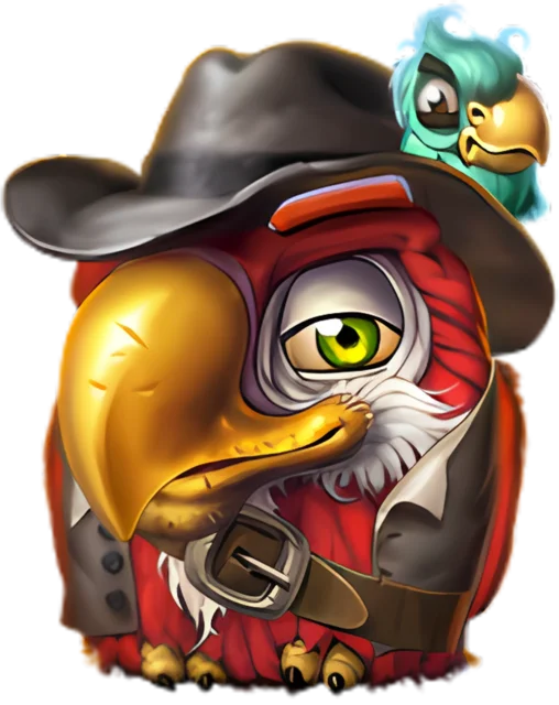 Pirots 5 red collector bird