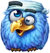 Pirots X blue Pirot perched above the grid