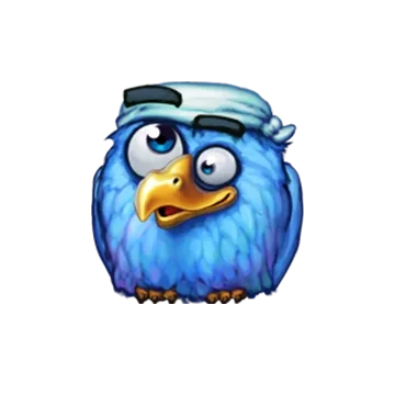 Pirots blue collector bird